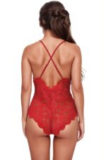 Floral Scalloped Teddy