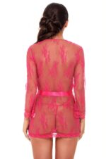 Scalloped Lace Robe