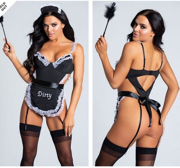 French Maid Fantasy Lingerie Costume