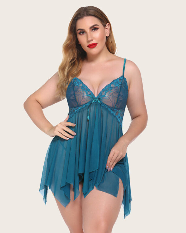 Lace Babydoll Outfits Plus Size Langeray