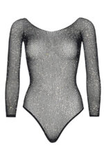 Rhinestone Fishnet Bodysuit