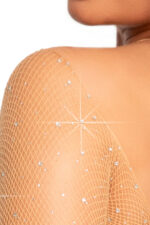 Rhinestone Fishnet Bodysuit