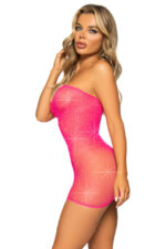 Sparkle Net Tube Dress