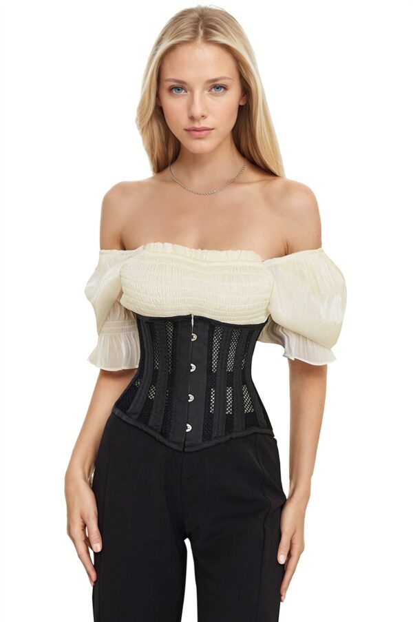 Sheer Net Underbust Waist Corset