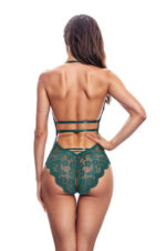 Burgundy Lace Seduction Teddy