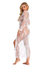 Long Lace Babydoll Robe