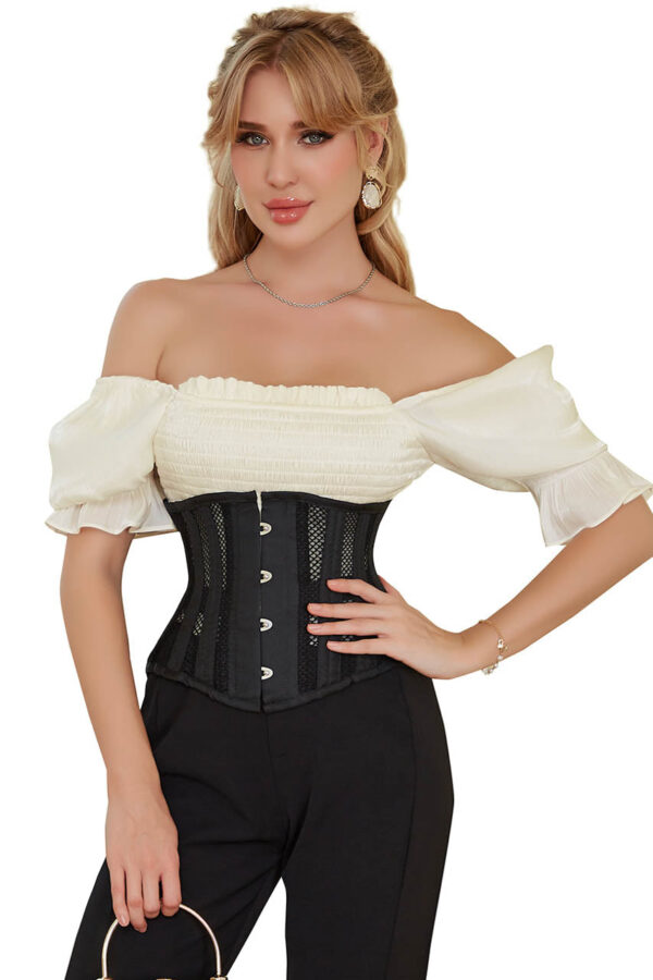 Sheer Net Underbust Waist Corset