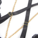 Burgundy Lace-Up Teddy with Detachable Garters