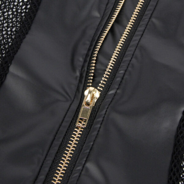 Edgy Pleather Halter Chemise