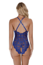 Sensual Split Crotch Lace Teddy