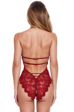 Burgundy Lace Seduction Teddy