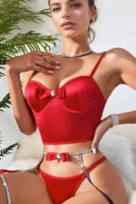 Sparkling Holiday Bustier Set