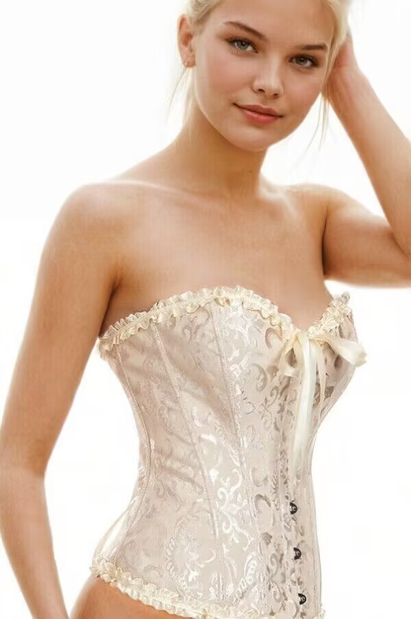 Lace Embroidery Sweetheart Corset