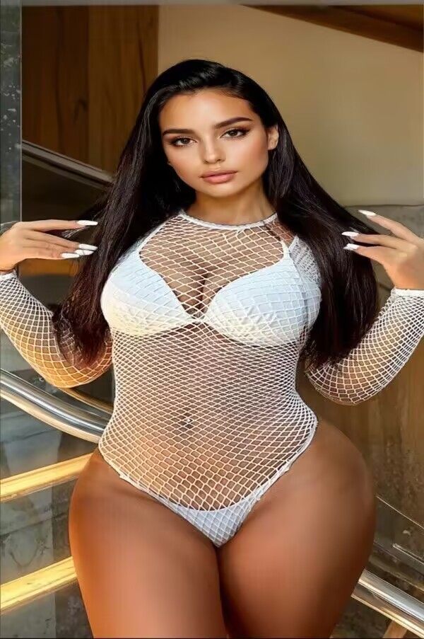 Stardust Sheer Long-Sleeve Teddy