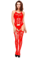 Lace Chemise with Garter Stockings Set