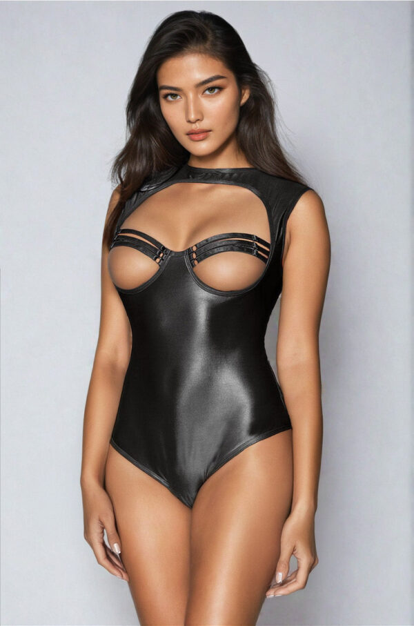 The Pleather Harness Teddy