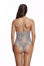 Lacy V-Cut Teddy