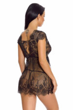 Classic Black Lace Babydoll