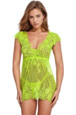 Classic Black Lace Babydoll