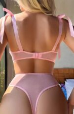 Elegance in Bloom Embroidered Mesh Bodysuit