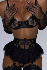 Floral Tulle Ballerina Bra & Skirt Set