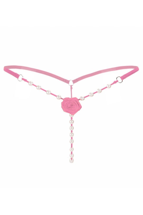 Rose Pearl Thong