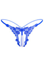 Embroidered Pearl Thong