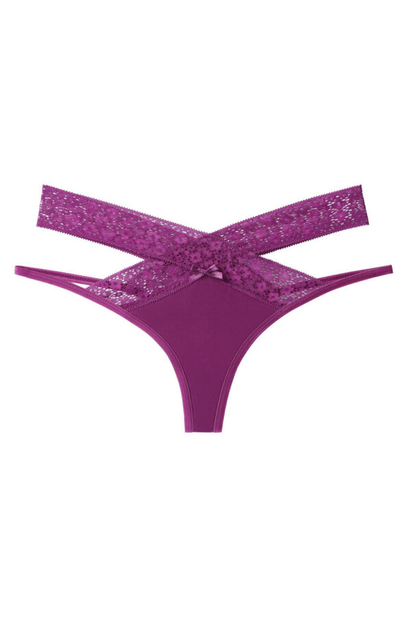 Strappy Side Lace Thong