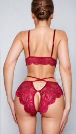 Strapped in Romance Lace Bra Set