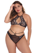 Bold Glamour Plus Size Bra Set