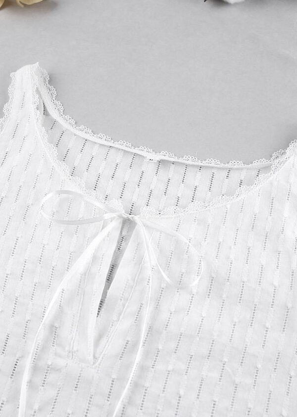 Textured Cotton Night Dress