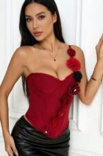 Romantic Rebel Asymmetrical Bustier