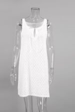 Textured Cotton Night Dress