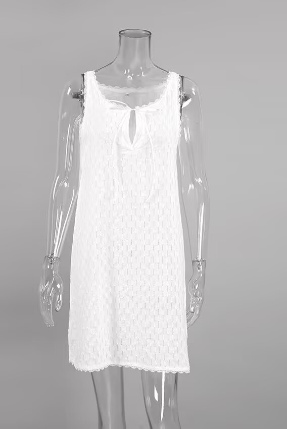 Textured Cotton Night Dress