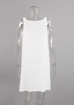 Textured Cotton Night Dress