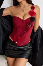 Romantic Rebel Asymmetrical Bustier