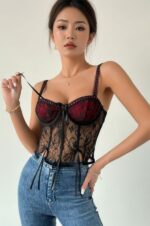 Vampire Romance Lace Corset Top