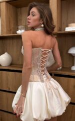 Date Night Fire Vintage Lace Corset